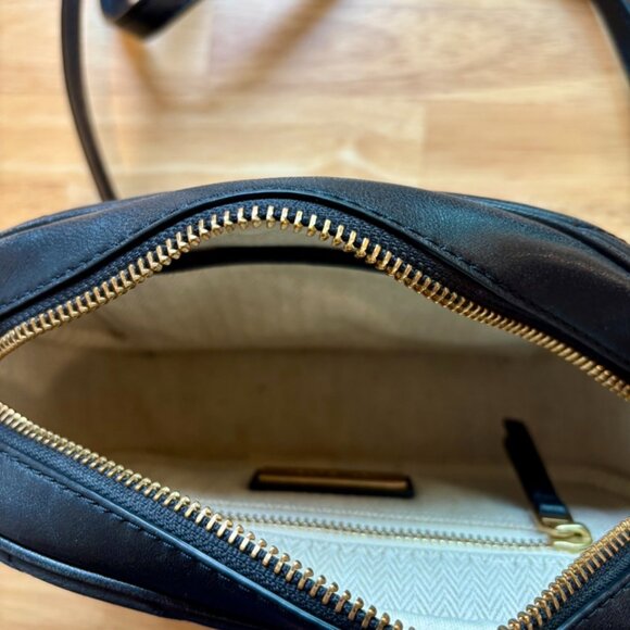 Tory Burch Kira Chevron Camera Bag - Black - Picture 3 of 4